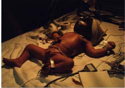 Adam 4 hours after birth
